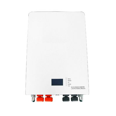 Buen precio 2.56kwh Lifepo4 montado en la pared batería 25.6V 100AH para el sistema de almacenamiento de energía en línea